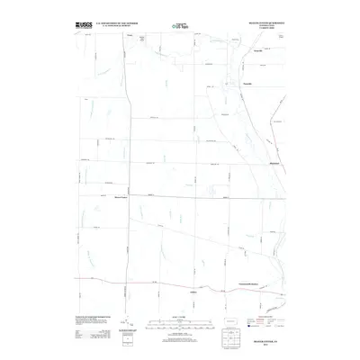 2013 Map of Beaver Center, 2013 Print