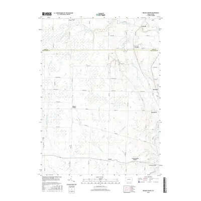 2016 Map of Beaver Center, 2016 Print