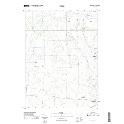 2019 Map of Beaver Center, 2019 Print