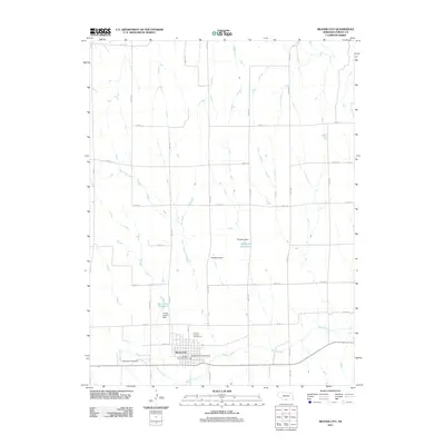 2011 Map of Beaver City, 2011 Print