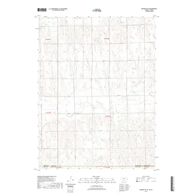 2017 Map of Beaver City SE, 2017 Print