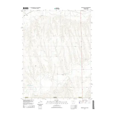 2014 Map of Beaver City SW, 2014 Print