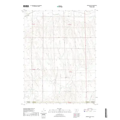 2017 Map of Beaver City SW, 2017 Print