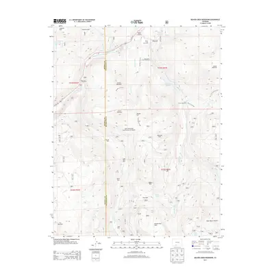 2013 Map of Beaver Creek Reservoir, 2013 Print