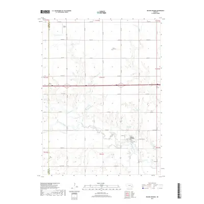 2017 Map of Beaver Crossing, 2017 Print