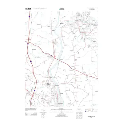 2013 Map of Beaver Falls, 2013 Print