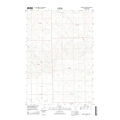 2014 Map of Beaver Flats North, 2014 Print