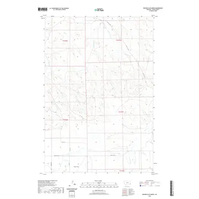 2020 Map of Beaver Flats North, 2020 Print