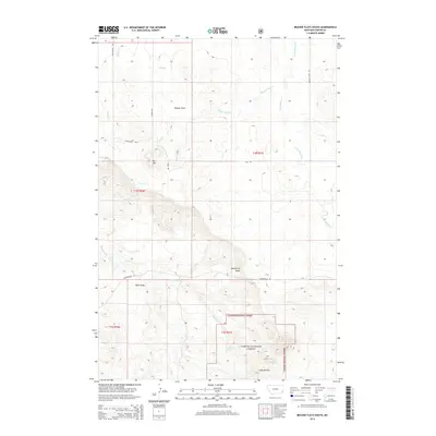2014 Map of Beaver Flats South, 2014 Print