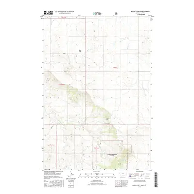 2017 Map of Beaver Flats South, 2017 Print