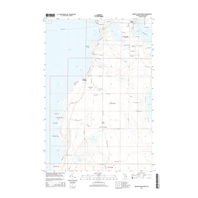 2014 Map of Beaver Island North, 2014 Print