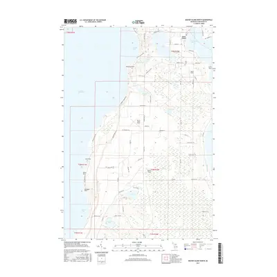 2017 Map of Beaver Island North, 2017 Print