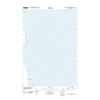 2011 Map of Beaver Island North OE E, 2011 Print