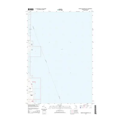 2014 Map of Beaver Island North OE E, 2014 Print