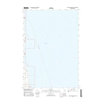2017 Map of Beaver Island North OE E, 2017 Print
