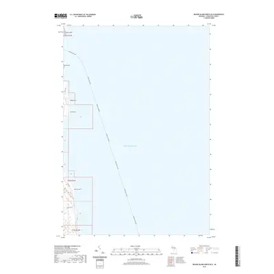 2019 Map of Beaver Island North OE E, 2019 Print