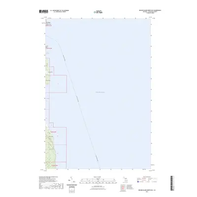 2023 Map of Beaver Island North OE E, 2023 Print