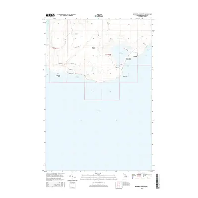 2014 Map of Beaver Island South, 2014 Print