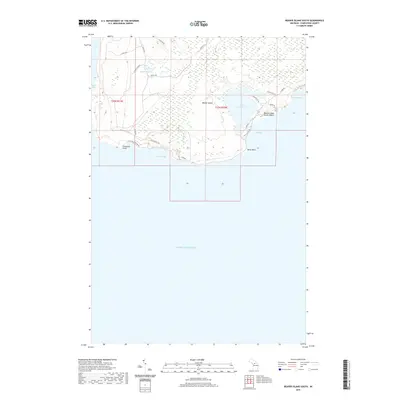 2019 Map of Beaver Island South, 2019 Print