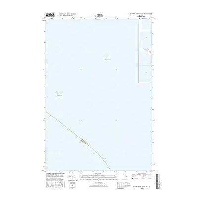2017 Map of Beaver Island South OE W, 2017 Print