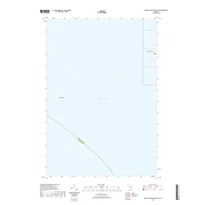 2019 Map of Beaver Island South OE W, 2019 Print
