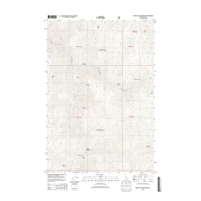 2013 Map of Beaver Jack Mountain, 2013 Print