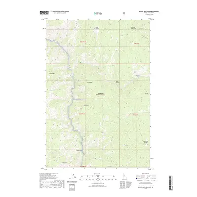 2020 Map of Beaver Jack Mountain, 2020 Print