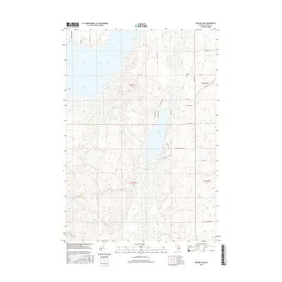 2017 Map of Beaver Lake, 2017 Print