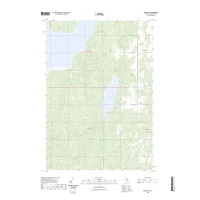 2023 Map of Beaver Lake, 2023 Print