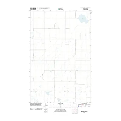 2011 Map of Beaver Lake, 2011 Print