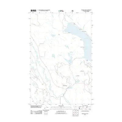 2011 Map of Beaver Lake, 2011 Print