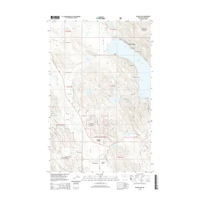 2014 Map of Beaver Lake, 2014 Print
