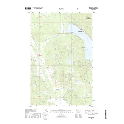 2020 Map of Beaver Lake, 2020 Print