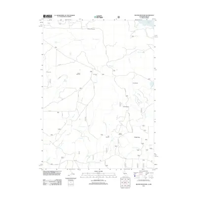 2012 Map of Beaver Mountain, 2012 Print