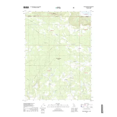 2018 Map of Beaver Mountain, 2018 Print
