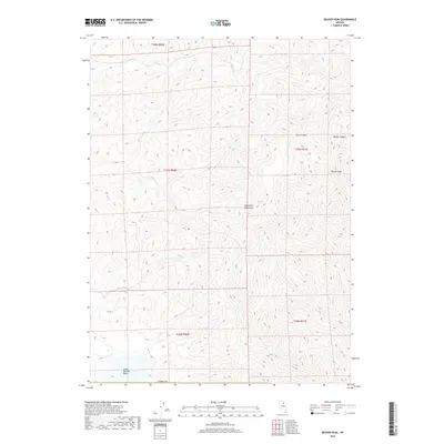 2018 Map of Beaver Peak, 2018 Print