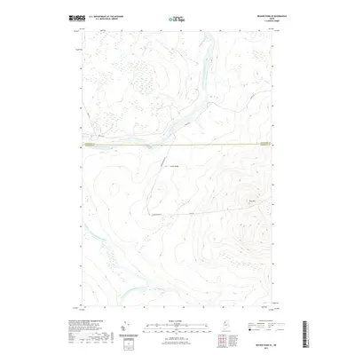 2021 Map of Beaver Pond SE, 2021 Print