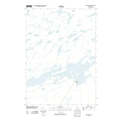 2010 Map of Beaver River, 2010 Print