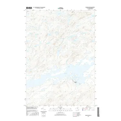 2016 Map of Beaver River, 2016 Print