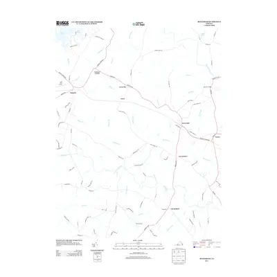 2013 Map of Beaverdam, 2013 Print