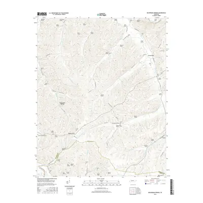 2016 Map of Beaverdam Springs, 2016 Print
