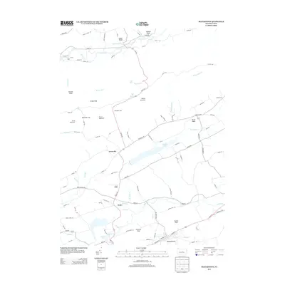 2013 Map of Beavertown, 2013 Print