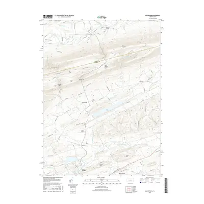 2016 Map of Beavertown, 2016 Print
