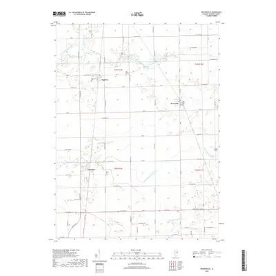 2018 Map of Beaverville, 2018 Print