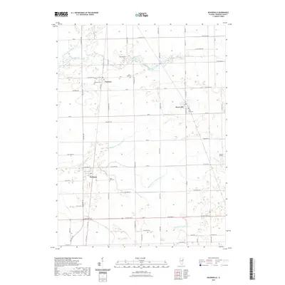 2021 Map of Beaverville, 2021 Print