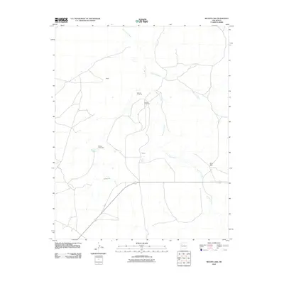 2010 Map of Becenti Lake, 2010 Print