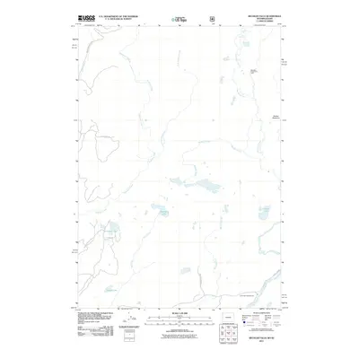 2011 Map of Bechler Falls, 2011 Print