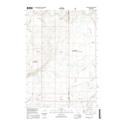 2015 Map of Bechler Falls, 2015 Print