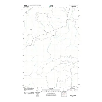 2011 Map of Bechtel Butte, 2011 Print