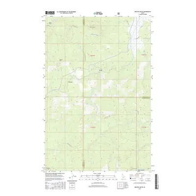 2017 Map of Bechtel Butte, 2017 Print